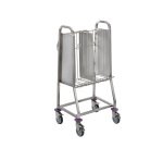Ergo Chariot de transport/stockage pour bacs - GN 1/1 entrée 530 mm - avec 1 séparation