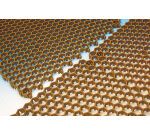 lot de 4 dalles de caillebotis nid d'abeille 1 m² - 50x50x2 cm