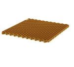 lot de 4 dalles de caillebotis nid d'abeille 1 m² - 50x50x2 cm