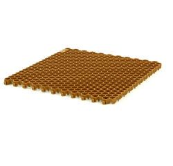 lot de 4 dalles de caillebotis nid d'abeille 1 m² - 50x50x2 cm