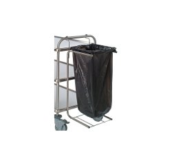porte-sac poubelle inox