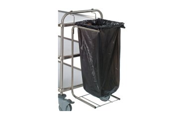 porte-sac poubelle inox