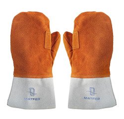 moufles en cuir de protection contre la chaleur petit modèle