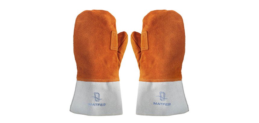 moufles en cuir de protection contre la chaleur petit modèle