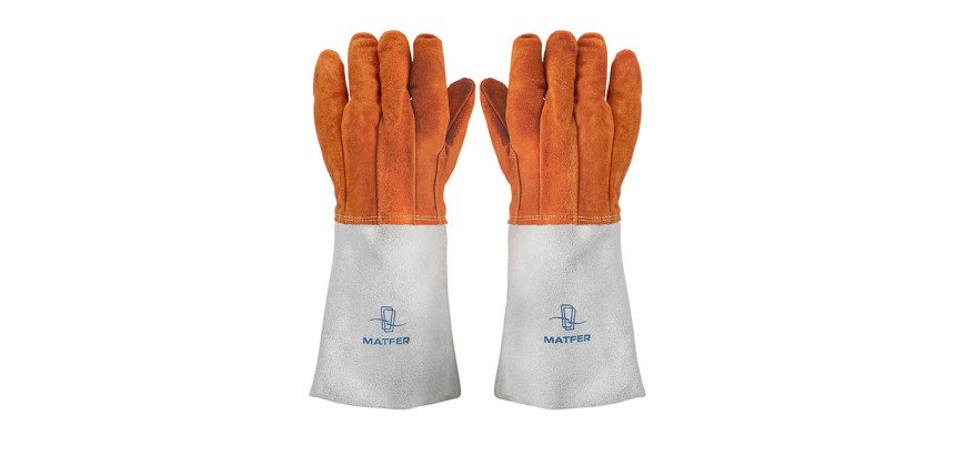 gants en cuir de protection contre la chaleur grand modèle