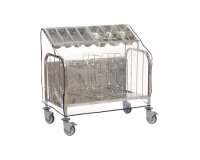 housse de protection alimentaire pour chariots à assiettes et couverts - petits modèles