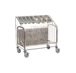housse de protection alimentaire pour chariots à assiettes et couverts - petits modèles