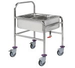 chariot cuvier standard égouttoir pour 1 GN 2/1 ou 2 GN 1/1