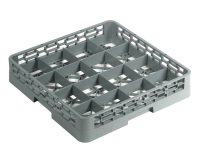 panier de base avec cloisons - pour 16 verres inclinés