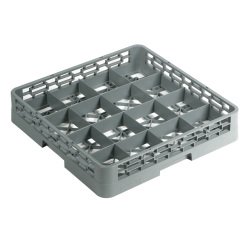 panier de base avec cloisons - pour 16 verres inclinés
