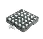 panier de base avec cloisons - pour 25 verres inclinés