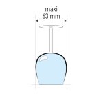panier de base avec cloisons - pour 49 verres