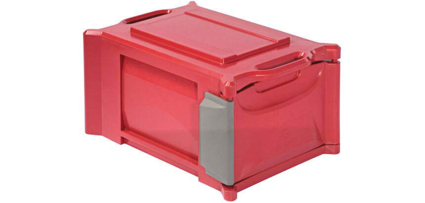 Sherpa conteneur isotherme GN 1/1 F2 à ouverture frontale - 6 niveaux - neutre - 44 L