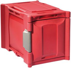 Sherpa conteneur isotherme GN 1/1 F3 à ouverture frontale - 9 niveaux - neutre - 63 L