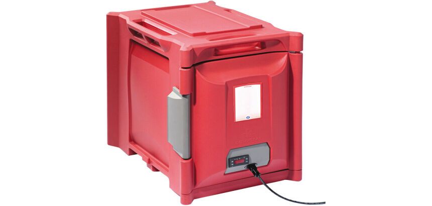 Sherpa conteneur isotherme GN 1/1 FC4 à ouverture frontale - 12 niveaux - chauffant - 83 L