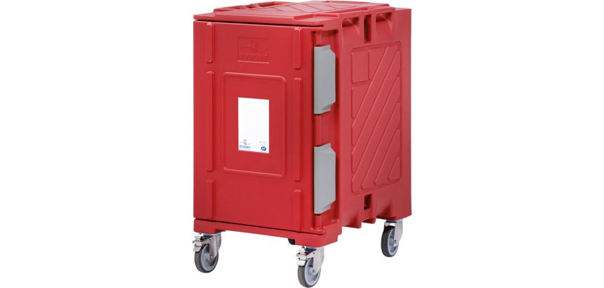 Sherpa conteneur isotherme multi-standard 1 module avec roues - 173 L - avec échelle 600x400 12 niveaux