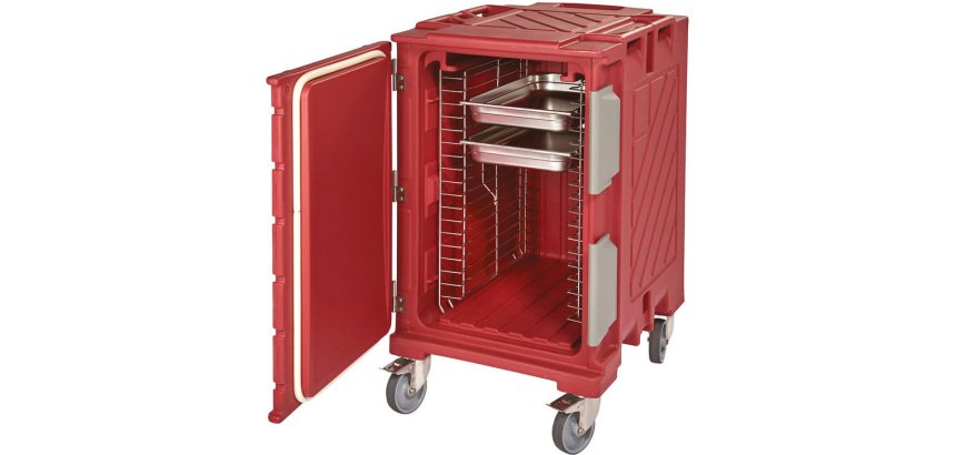 Sherpa conteneur isotherme multi-standard 1 module avec roues - 173 L - avec échelle GN 1/1 18 niveaux