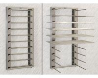 étagère murale pliable pour plaques ou grilles