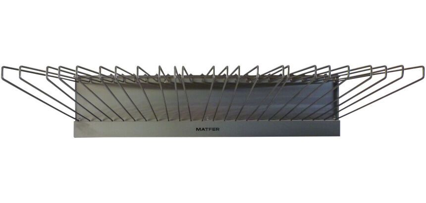 séchoir inox mural pour toiles à couches 24 barres 1.5 m