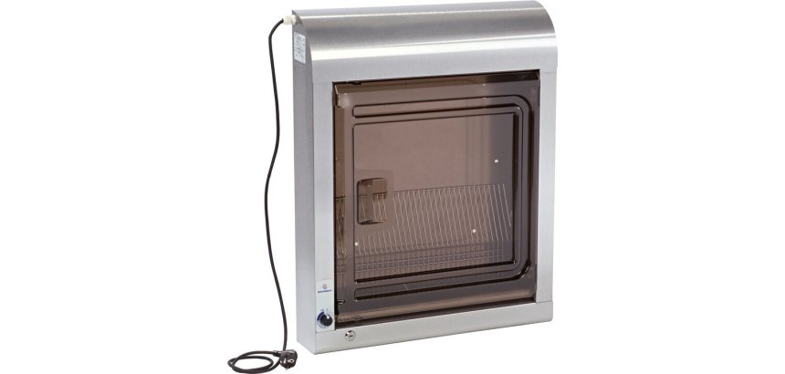 armoire de décontamination sans serrure - avec panier fil inox - pour 20 couteaux