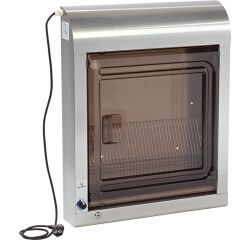 armoire de décontamination avec serrure - avec panier fil inox - pour 20 couteaux