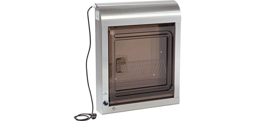 armoire de décontamination avec serrure - avec panier fil inox - pour 20 couteaux