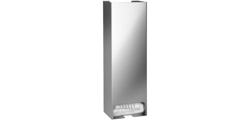 boîte de distribution inox murale pour kits visiteurs 48x83x400 mm