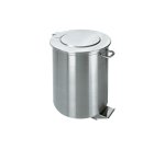 collecteur à déchets cylindrique - avec couvercle