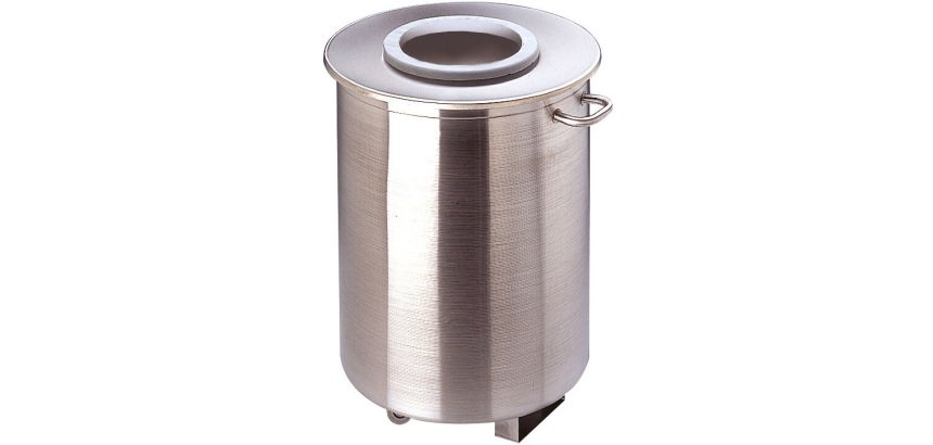 collecteur à déchets cylindrique - avec ouverture