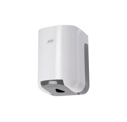 Distributeur essuie-mains coldis bobine tirage central plastique abs grand modèle clé fenêtre contrôle 22x22x31cm 450f