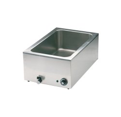 bain-marie GN 1/1 électrique avec vidange