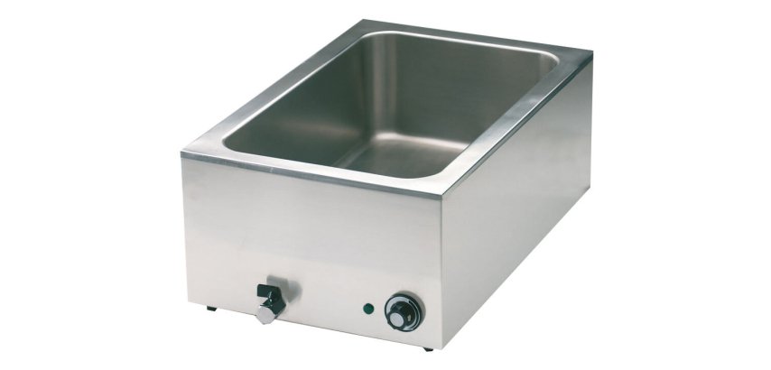 bain-marie GN 1/1 électrique avec vidange