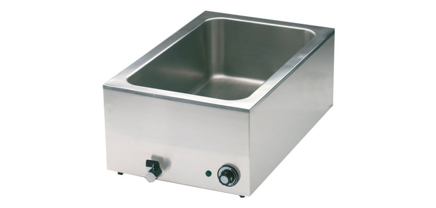 bain-marie GN 1/1 électrique avec vidange