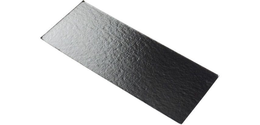 paquet de 50 semelles à bûche et cake unies en carton métallisé réversible or et noir 290x100 mm
