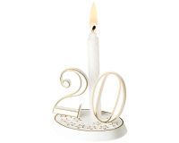 boîte de 10 chiffres blanc et or H 40 mm pour bases blanches 877203, N°6