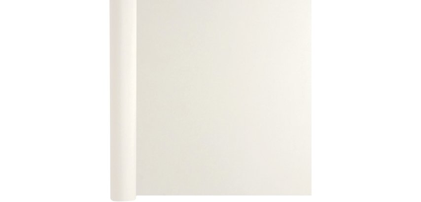 rouleau de nappe de 50 m en non tissé - largeur 1,20 - blanc