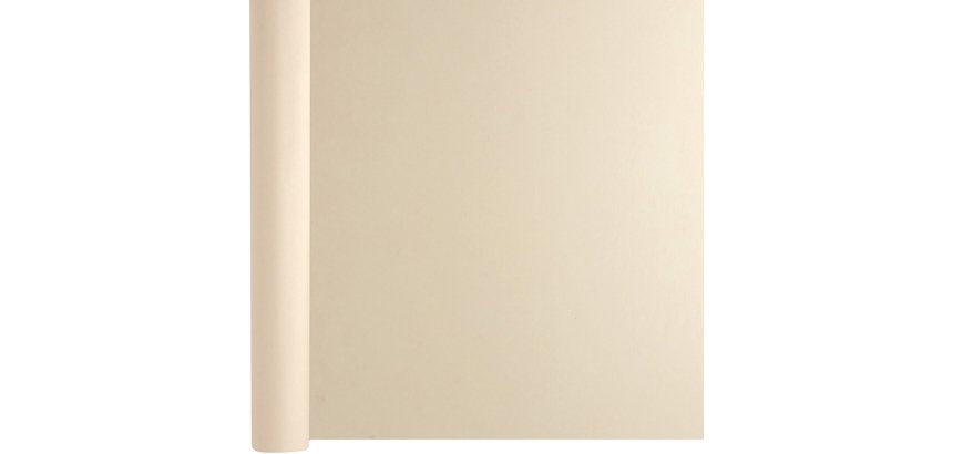 rouleau de nappe de 50 m en non tissé - largeur 1,20 m - ivoire