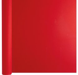 rouleau de nappe de 50 m en non tissé - largeur 1,20 m - rouge