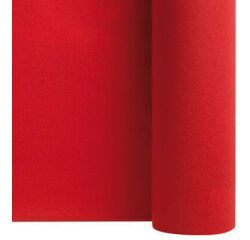 rouleau de nappe en non tissé de 25 mètres - largeur 1,20 m, rouge