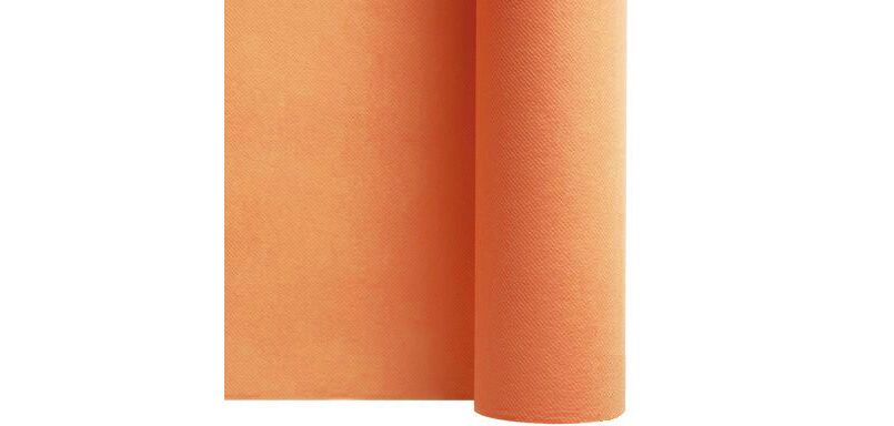 rouleau de nappe en non tissé de 25 mètres - largeur 1,20 m, mandarine