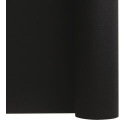rouleau de nappe en non tissé de 25 mètres - largeur 1,20 m, noir ébène