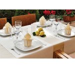carton de 700 (14 paquets de 50) serviettes en Airlaid 40x40 cm, ivoire
