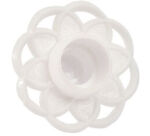 sachet de 100 bobèches blanches pour bougies ø 6 à 8 mm