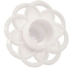 sachet de 100 bobèches blanches pour bougies ø 6 à 8 mm