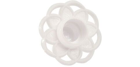 sachet de 100 bobèches blanches pour bougies ø 6 à 8 mm