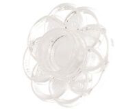 sachet de 100 bobèches cristal pour bougies ø 6 à 8 mm