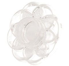 sachet de 100 bobèches cristal pour bougies ø 6 à 8 mm