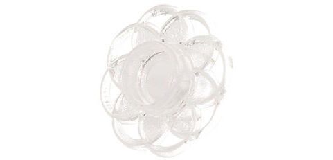 sachet de 100 bobèches cristal pour bougies ø 6 à 8 mm