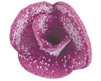 boîte de 100 décors en pain azyme, violettes cristallisées ø 20 mm