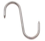 lot de 10 esses de boucherie inox 2 pointes 10 cm diamètre 4 mm